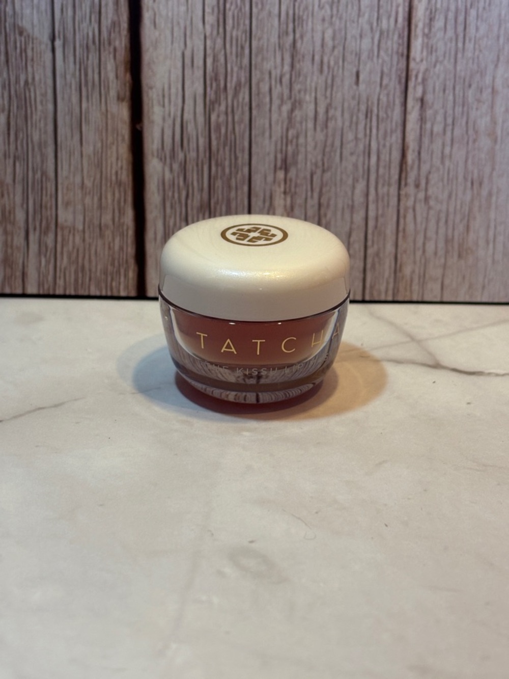 TATCHA The Kissu Lip Mask Japanese Peach Lip Jelly .17oz sample